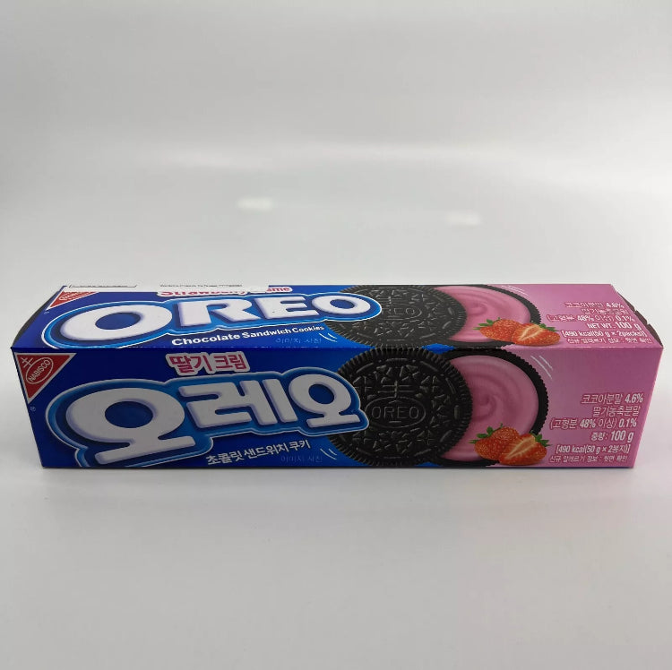 OREO STRAWBERRY CREME SANDWICH COOKIE 100g NABISCO (KOREA)