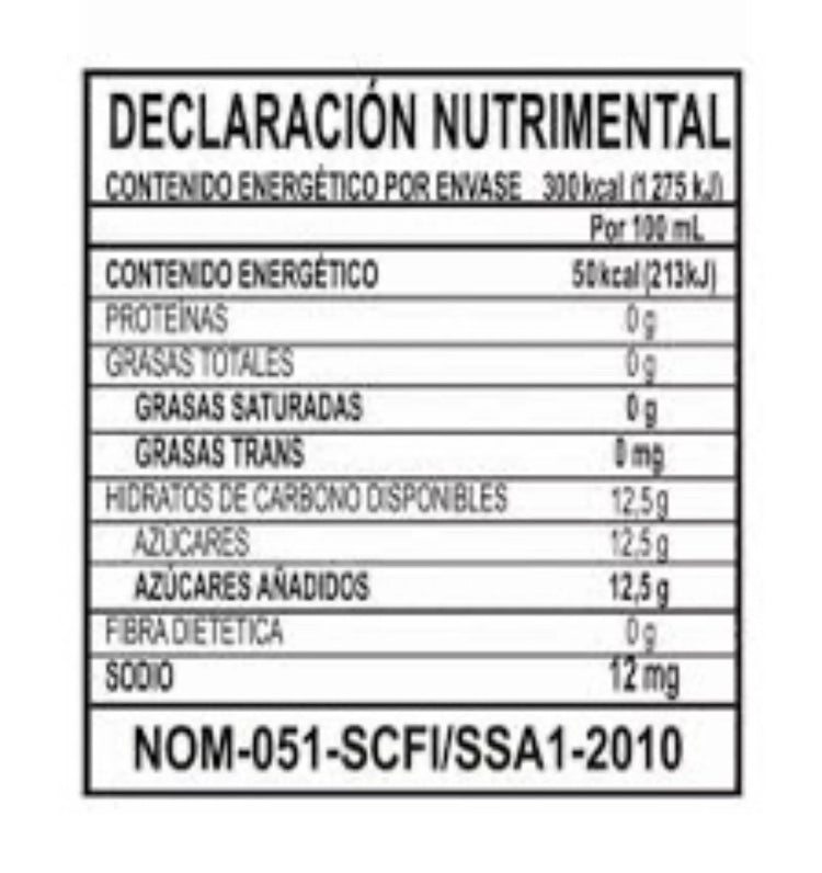 6 Pack Tonicol Soda  600ml (Mexico)